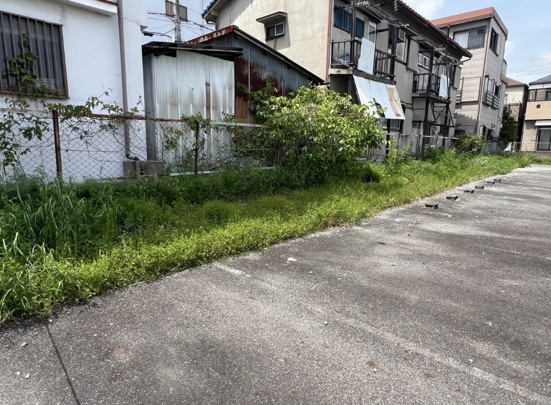 草刈り・除草の施工前の様子 1